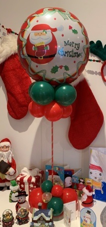 Christmas Balloon Centrepiece