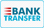 We accept bank transfers/deposits