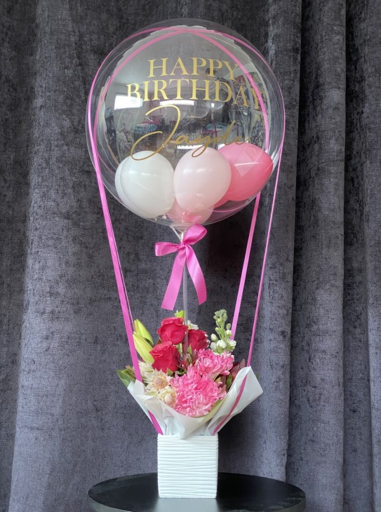 balloon centrepiece