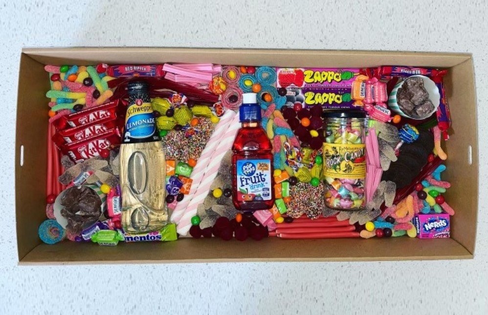 Sweets in a box