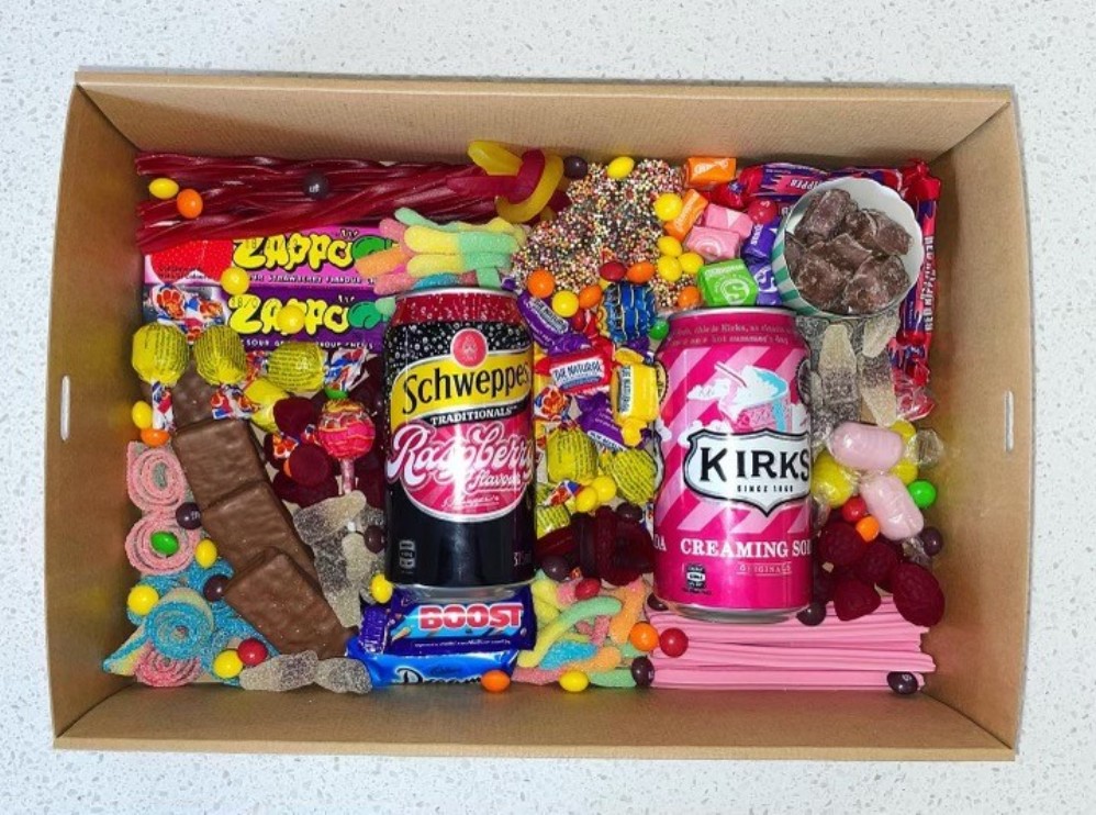 Sweets in a box