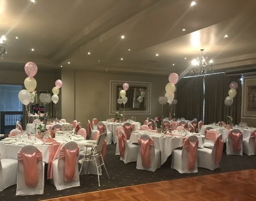 private function balloon centrepieces