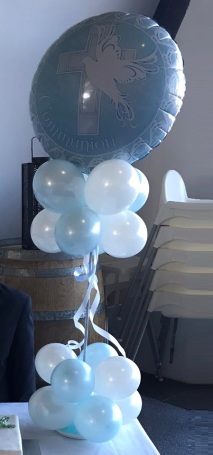 Communion Balloon Centrepiece