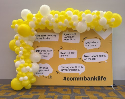 Corporate Event Balloon Arch