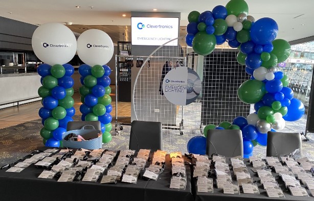 Corporate Event Balloon Arch and Columns
