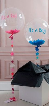 Gender Reveal Balloon in a Box