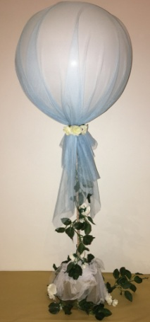 Christening Balloon Centrepiece