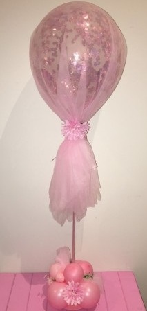 Christening Balloon Centrepiece