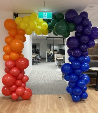 Corporate Event Balloon Arch