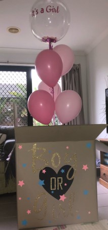 Gender Reveal Balloon in a Box