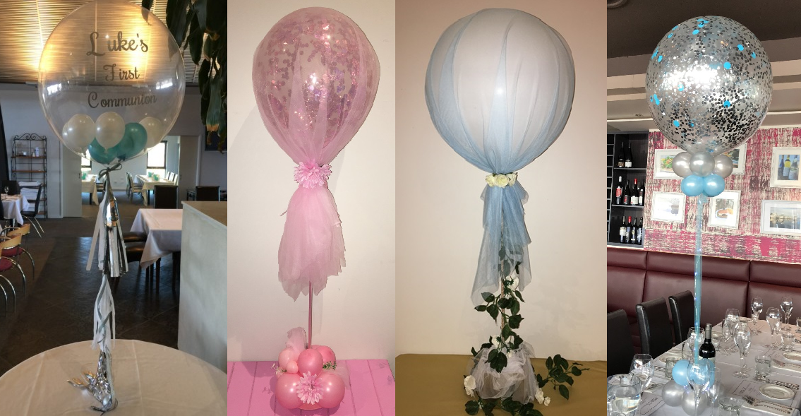 balloon centrepieces