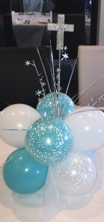 Communion Balloon Centrepiece