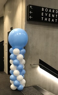 corporate event balloon column