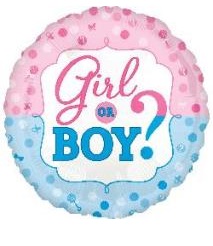 Gender Reveal Foil Balloons