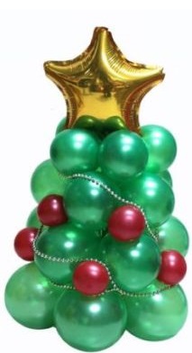 Christmas Balloon Centrepiece