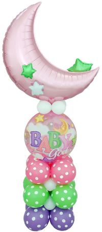 Its a Girl Baby Balloon Centrepiece