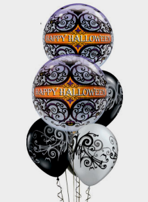 Halloween Balloon Centrepieces