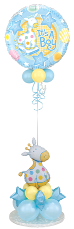 Its a Boy Baby Balloon Centrepiece