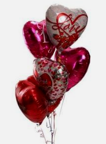 Valentine's Balloon Centrepieces