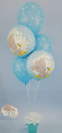 Its a Boy Baby Balloon Centrepiece