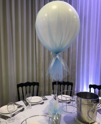 private function balloon centrepiece