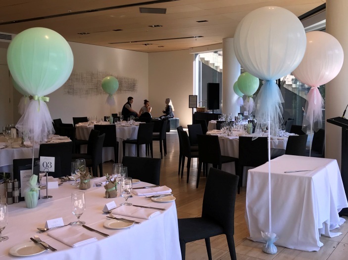 balloon centrepieces