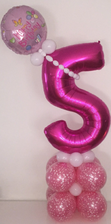 Birthday Balloon Centrepiece