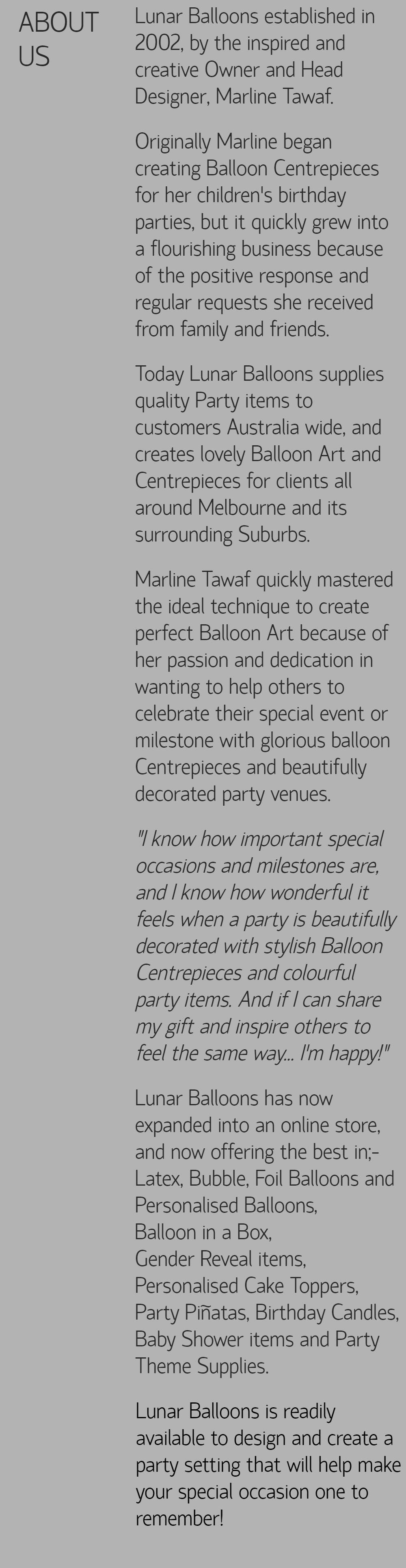 Balloon Centrepieces